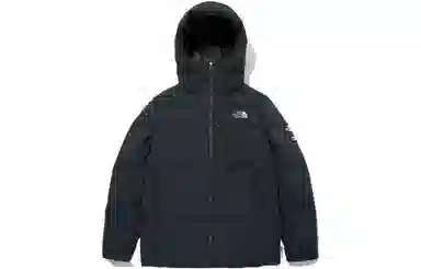 The North Face Logo Print Hoodie Jacket Black
