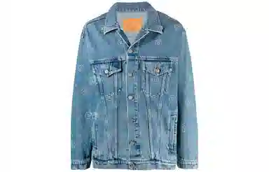 Martine Rose Denim Jacket Blue