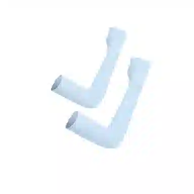 冠辉 夏季冷感冰袖户外防紫外线袖套开车骑行运动护臂 套冰袖骑行户外开车防紫外线薄冰丝护臂长款 锦纶 防晒袖 男女同款情侣款