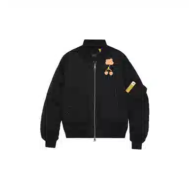 Jordan Bear Print Jacket Black