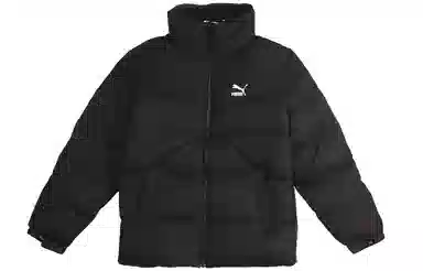 PUMA Stand Collar Down Jacket Black
