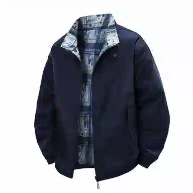 颂希尔 立领时尚两面穿宽松休闲百搭夹克外套 男女同款