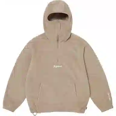 Supreme x Polartec FW24 Facemask Half Zip Hooded Sweatshirt