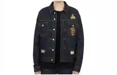 EVISU Letter Logo Denim Jacket
