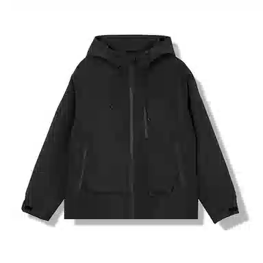 鸭鸭 户外露营短款连帽时尚休闲夹克外套 男女同款