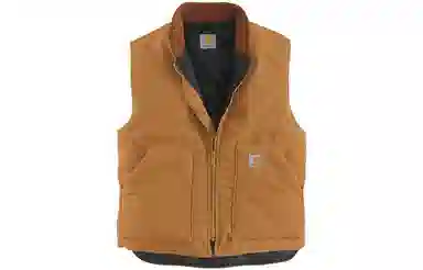 Carhartt V01 FIRM DUCK INSULATED RIB COLLAR VEST RELAXED FIT