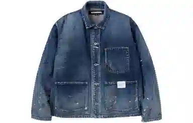 NEIGHBORHOOD WASHED SHORT COVERALL JACKET