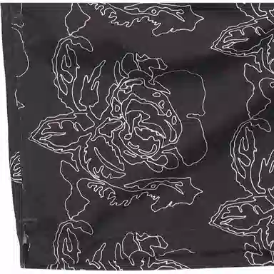 Stussy Embroidered Floral Shorts Black