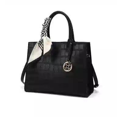 稻草人 高级感鳄鱼纹戴妃包 聚氨酯革 手提包 常规 女款 多色