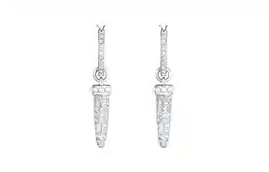 Swarovski Polar Bestiary Antler Earrings Multicolor