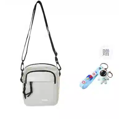 Warrior Nylon Crossbody Bag Black