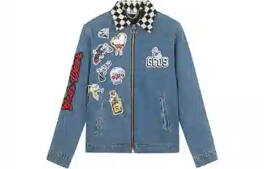 GCDS Denim Jacket Light Blue