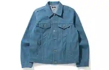 A BATHING APE X Dragonball Z Baby Milo Big Ape Head Denim Jacket