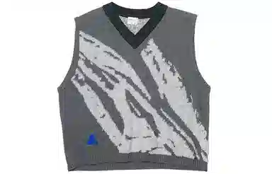 ROARINGWILD Concept Jacquard Vest Gray