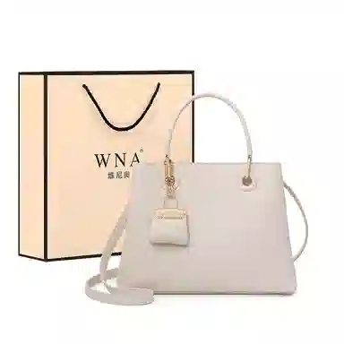 维尼奥 品牌通勤简约设计妈妈包高级质感休闲百搭大气女包优雅实用托特包 合成革 手提包单肩斜挎 常规 女款 多色