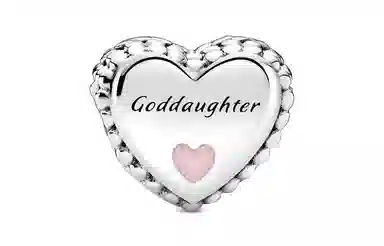 Pandora Goddaughter Heart Charm