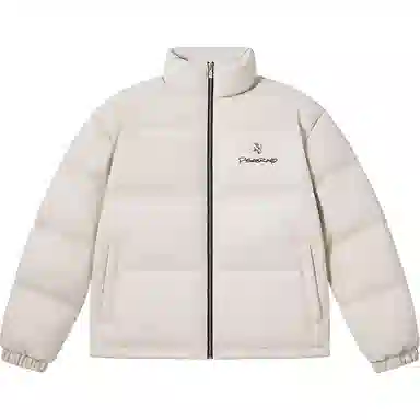 PSO Brand Logo Studded Down Jacket