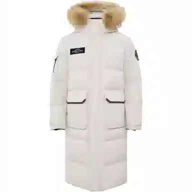 SNOW FLYING Wind Snow Series Long Down Jacket