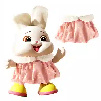 益米 电动跳舞可爱小兔子 会唱会跳 引导宝宝抬头学爬 早教益智玩具