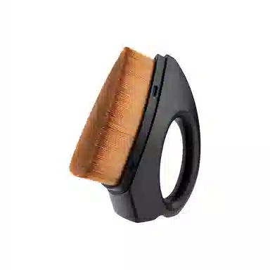 馨枕居  不卡粉不吸粉防尘带盖熨斗粉底刷 修容打底定妆 便携平头底妆刷