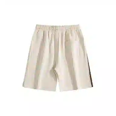 Amber Light Striped Casual Shorts