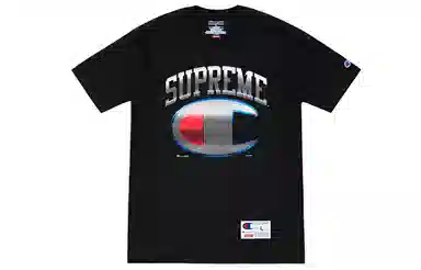 Supreme x Champion SS19 Black Tee