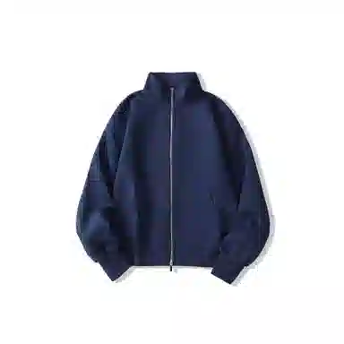 我是大卫 高街纯色立领拉链口袋创意休闲夹克 男女同款