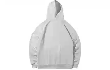 中国李宁 运动篮球系列 印花连帽套头卫衣 男款 灰色