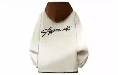 王者荣耀 鲁班七号星空梦想款 美式复古学院风连帽假两件拼接撞色创意字母宽松基础款山系户外休闲日常百搭舒适夹克外套 男女同款