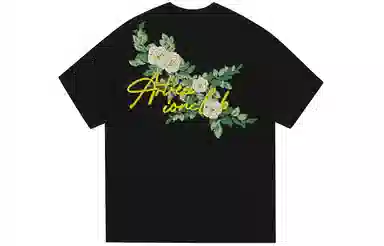 REXSHION Vintage Floral Logo T-Shirt