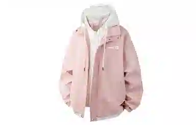 王者荣耀 鲁班七号星空梦想款 美式复古高街假两件基础款撞色拼接连帽长袖高级感户外运动休闲宽松通勤百搭外套夹克 男女同款