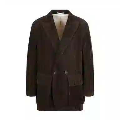 速写 宽松休闲复古纯色西装 男款