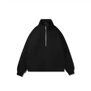 我是大卫 日系立领半拉链潮牌宽松休闲卫衣 男女同款