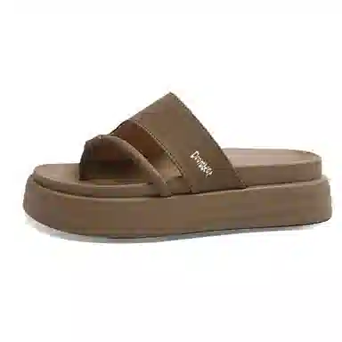 萌芽熊 时尚潮流 舒适百搭 静音防臭防磨防滑人字拖鞋 女款