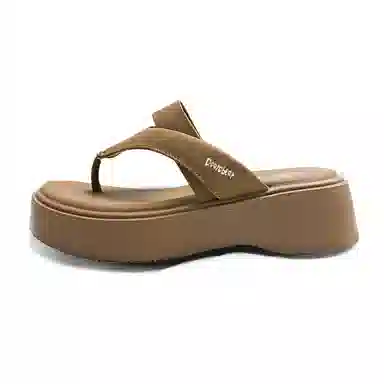 萌芽熊 时尚简约舒适百搭人字拖鞋 女款