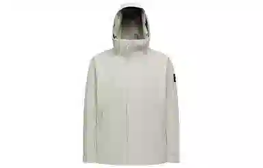 阿尔卑斯 软壳户外护颈充气枕连帽休闲外套三防冲锋衣 男女同款