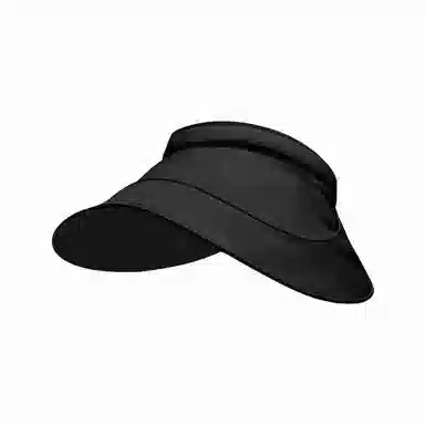 北极绒 潮流百搭夏季可折叠空顶遮阳防紫外线透气时尚户外大帽檐太阳蛋卷帽 聚酯纤维 防晒帽 男女同款情侣款