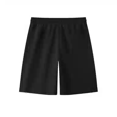 森马 宽松针织肌理感松紧腰五分休闲短裤 男款