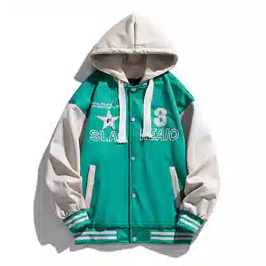 国际米兰足球俱乐部 连帽拼接假两件时尚夹克外套 男女同款