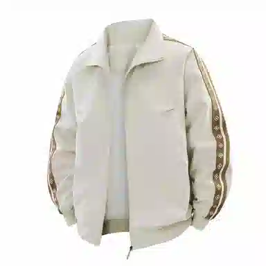 国际米兰足球俱乐部 复古休闲运动插肩条纹立领长袖夹克外套 男女同款