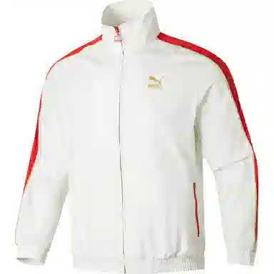 PUMA Colorblock Jacket White