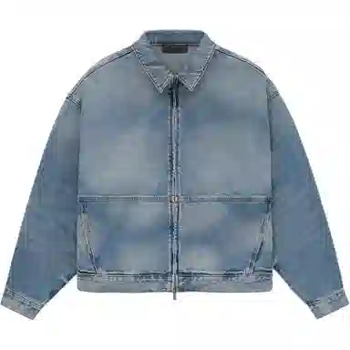 Fear of God Essentials Denim Jacket Med Wash