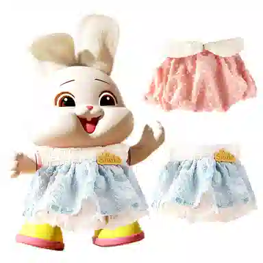 益米 电动跳舞可爱小兔子 会唱会跳 引导宝宝抬头学爬 早教益智玩具