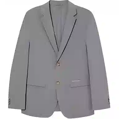 Hush Puppies Business Casual Suit Men's Mid Grey