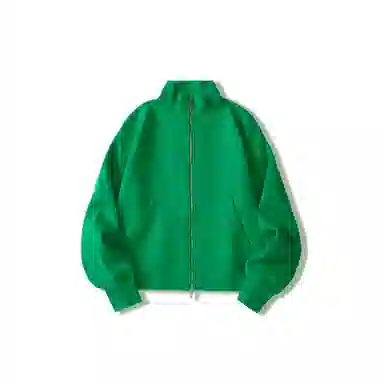 我是大卫 高街纯色立领拉链口袋创意休闲夹克 男女同款