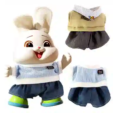 益米 电动跳舞可爱小兔子 会唱会跳 引导宝宝抬头学爬 早教益智玩具