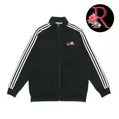 adidas Embroidered Stripe Bomber Jacket