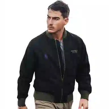 AKCLUB MA-1 Canvas Bomber Jacket