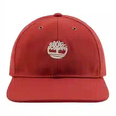 Timberland Logo Cap Brown Red