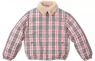 Supreme x Burberry Shearling Collar Down Puffer Jacket